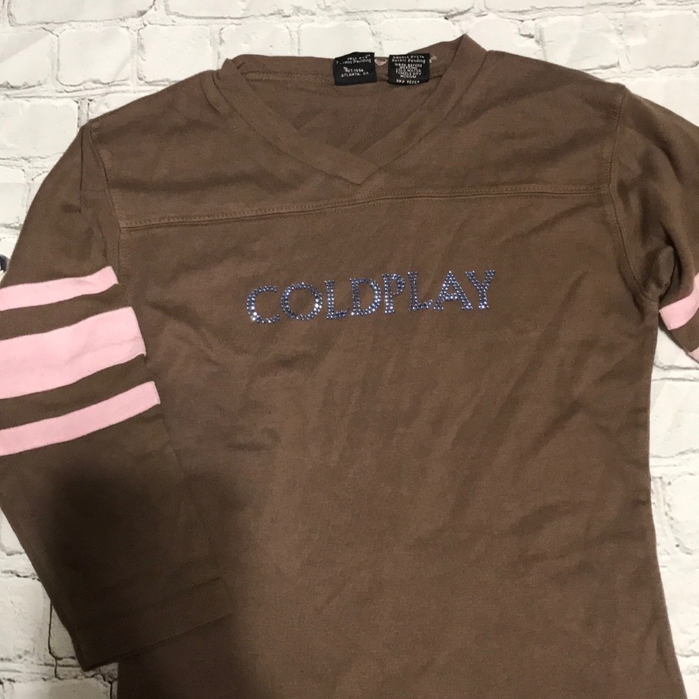 New Coldplay Band Jersey Style Shirt Small